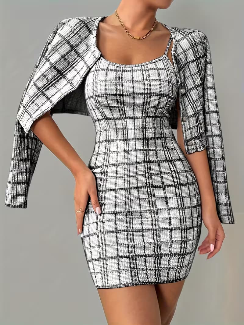 Femme en tenue de cérémonie brodée